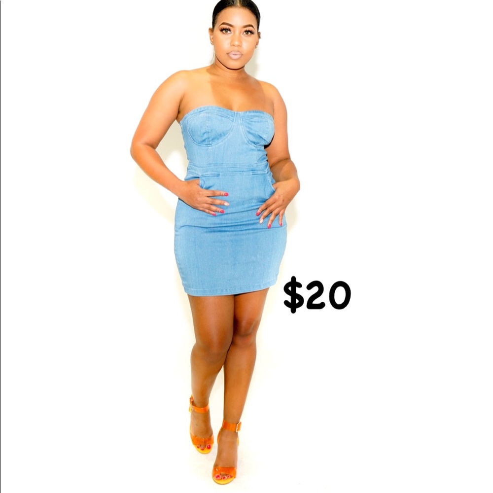 Denim dress
